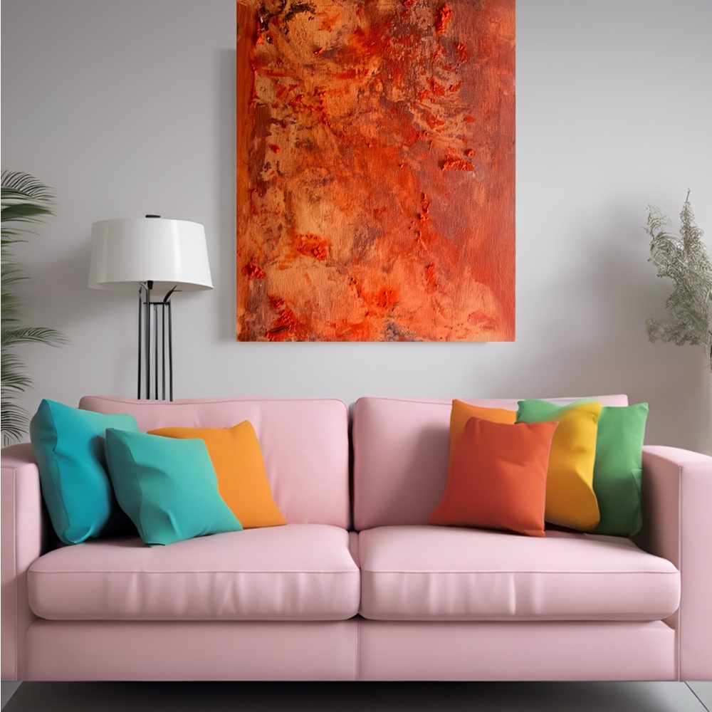 Abstract art available “All Out Of Green” A.F.K.A art